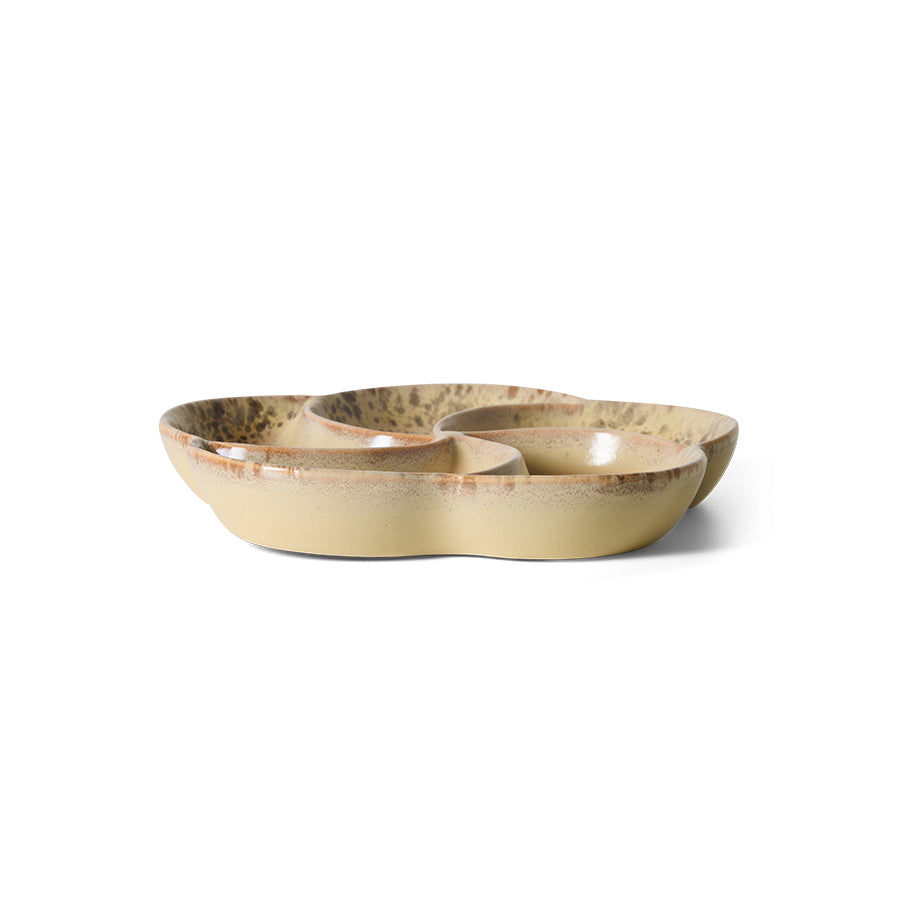 HKLIVING 70s ceramics Snack Tray Grit
