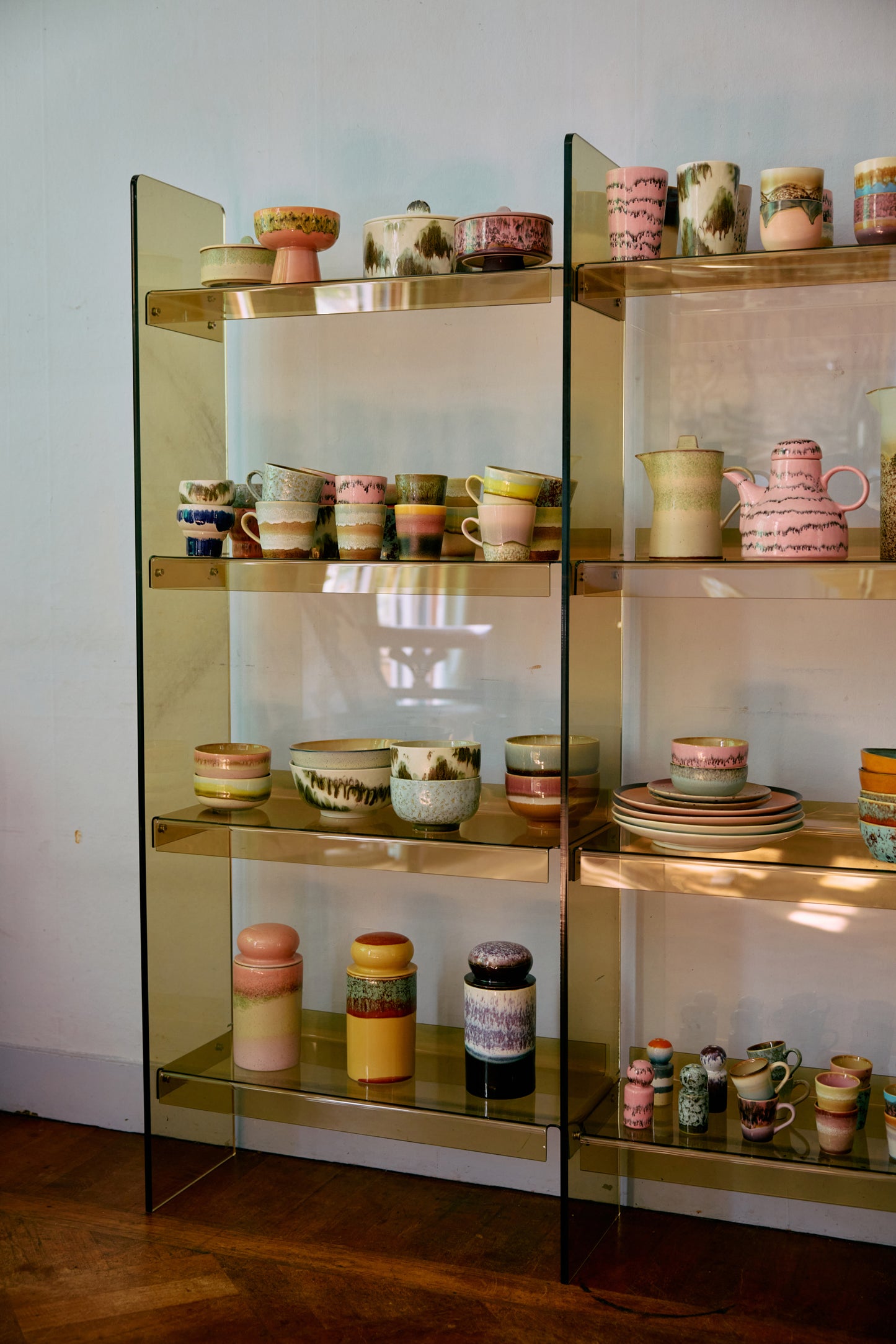 HKLIVING 70s ceramics Storage Jar Glaze
