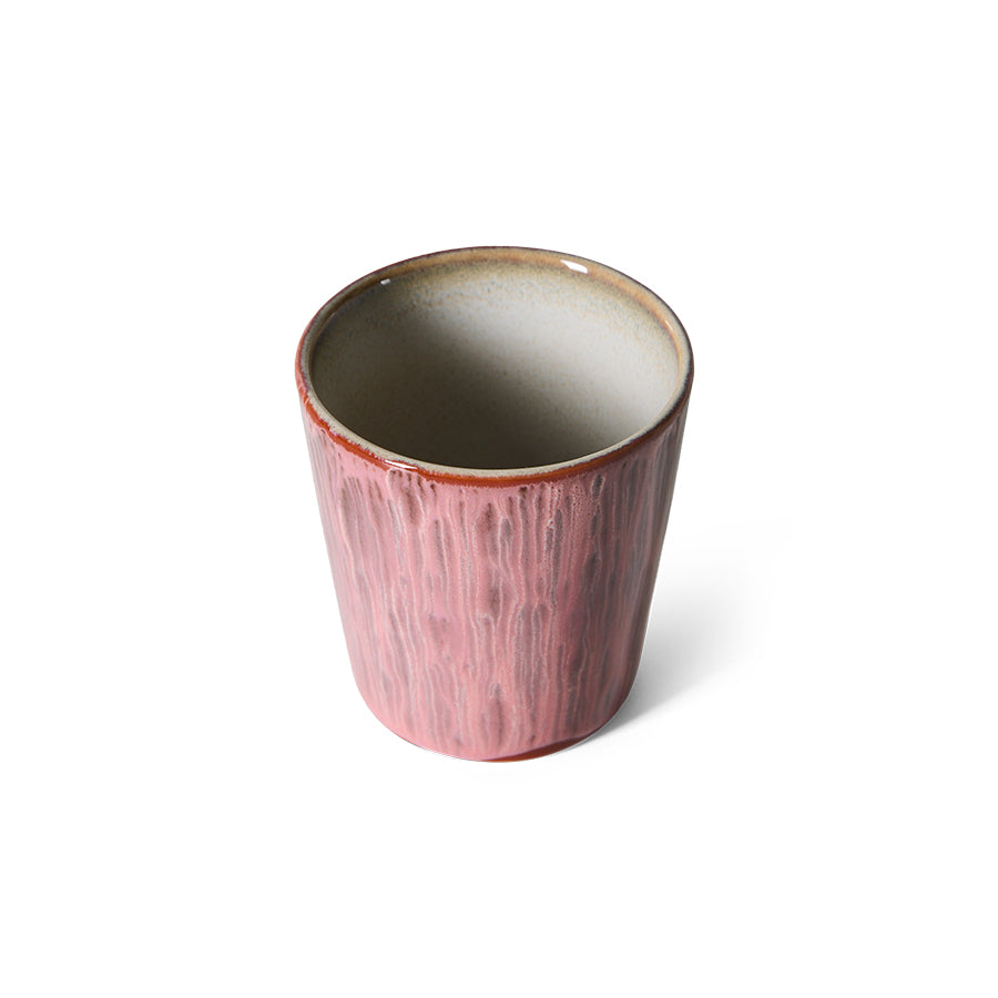 HKLIVING 70’s Ceramics Coffee mug Rhubarb