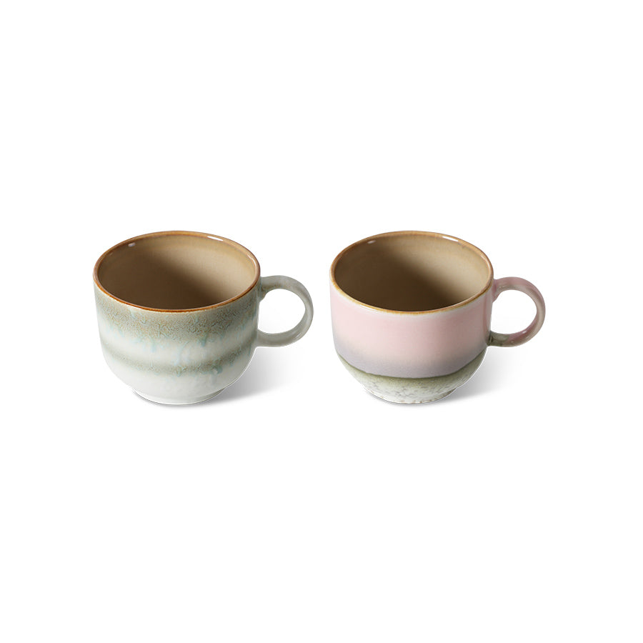 HKLIVING 70s ceramics Tea cups Nova set