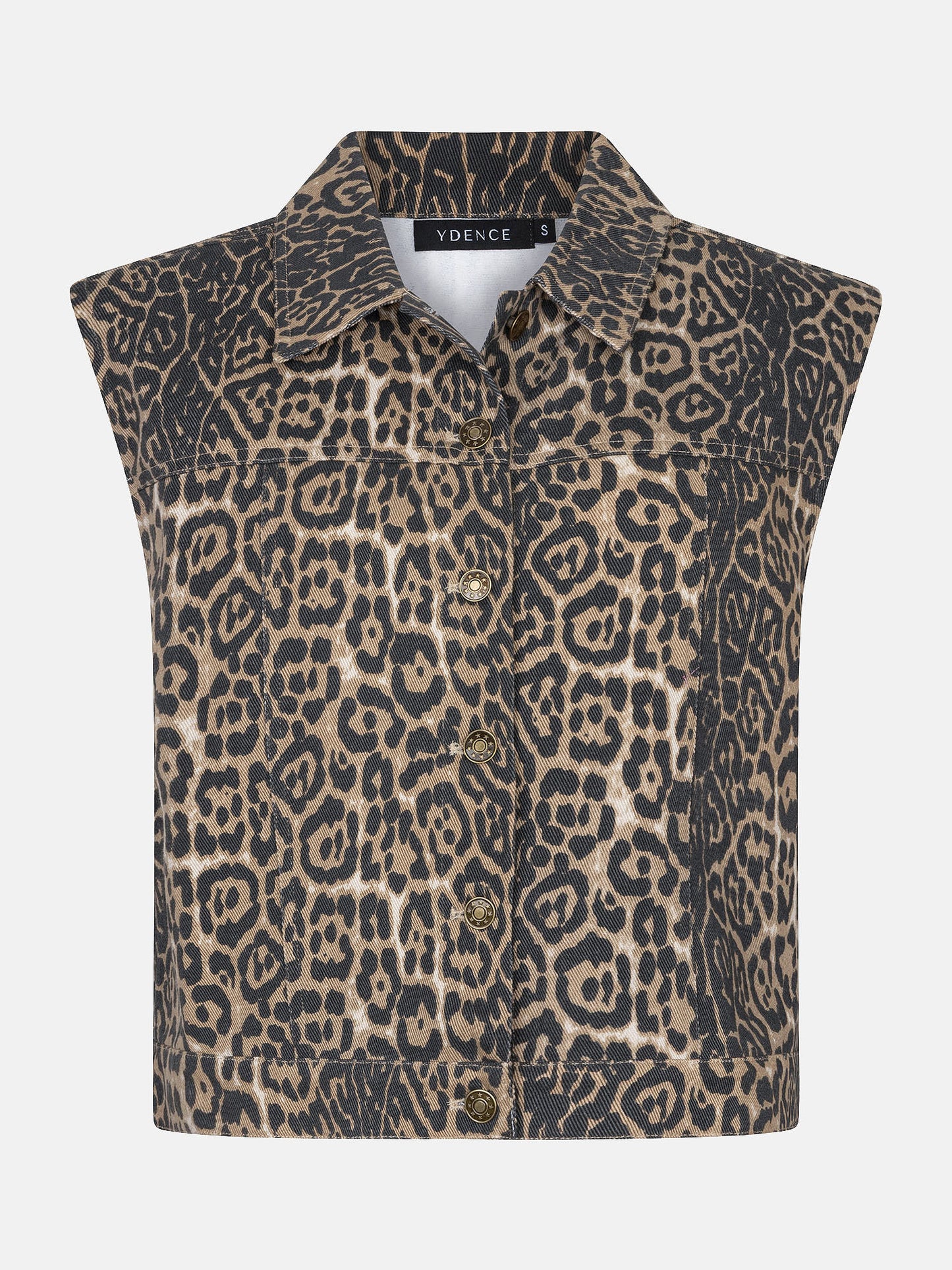 YDENCE Gilet Tara Leopard