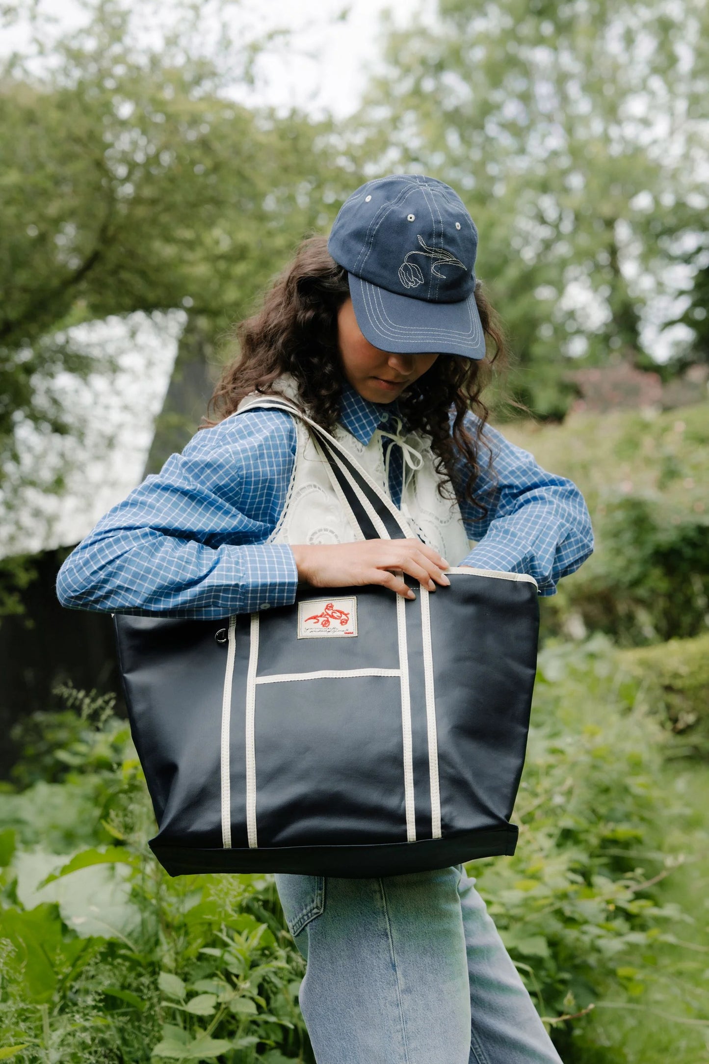 Becksöndergaard Navy Coated Aubrey tas