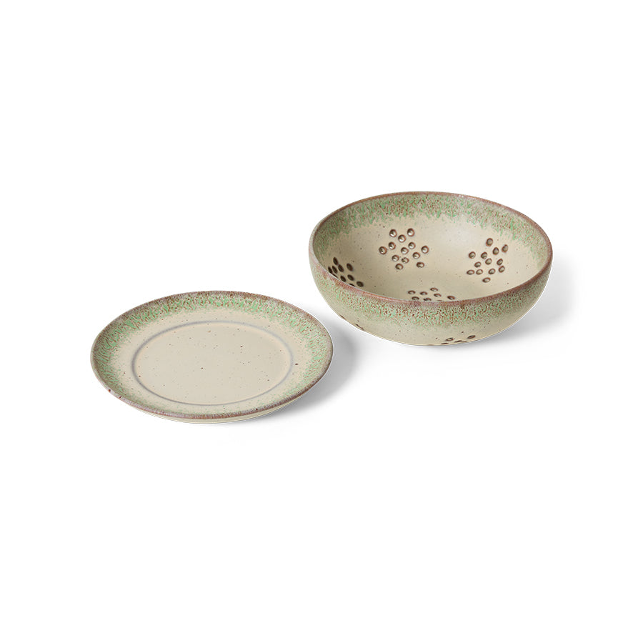 HKLIVING 70s ceramics Berry Bowl Slush