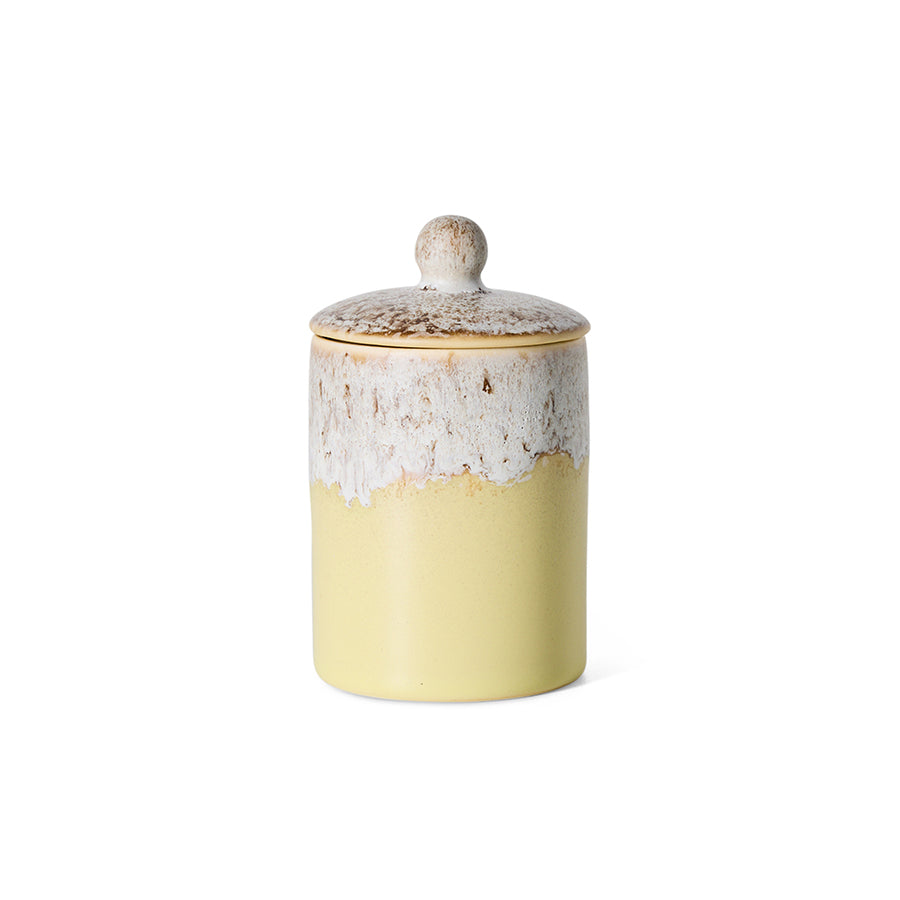 HKLIVING 70’s Ceramics pre-order storage jar custard