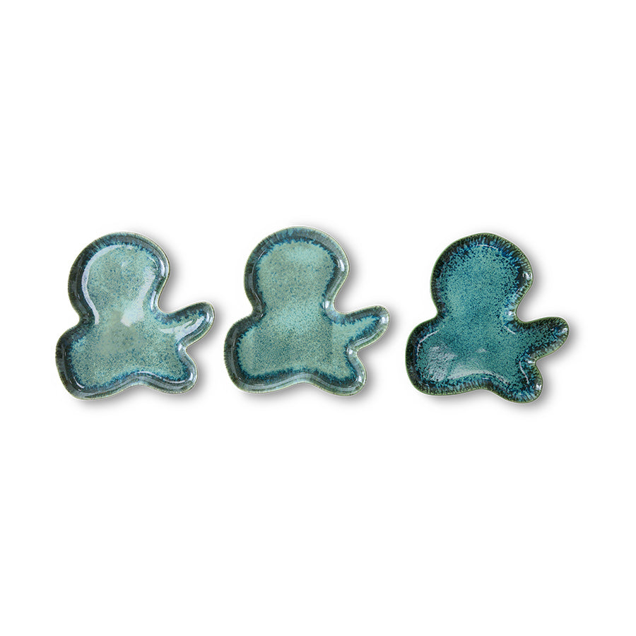 HKLIVING Shell Plate Teal