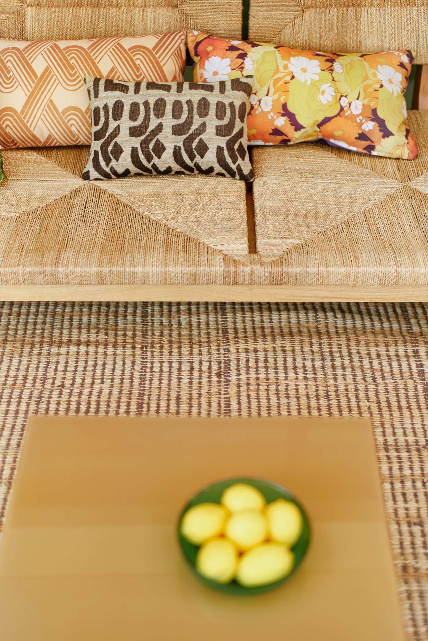 Kussen met Bloemen Print