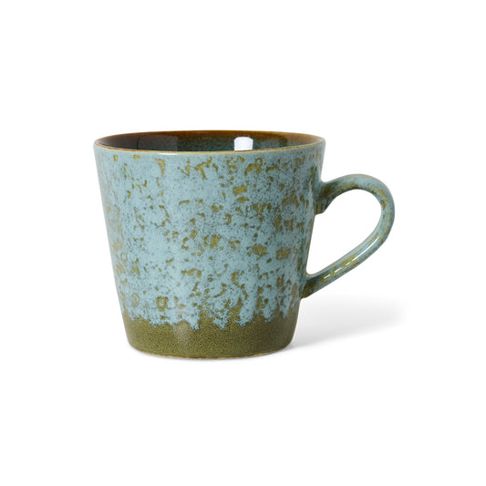 HKLiving 70s ceramics Cappuccino Mok verdigris