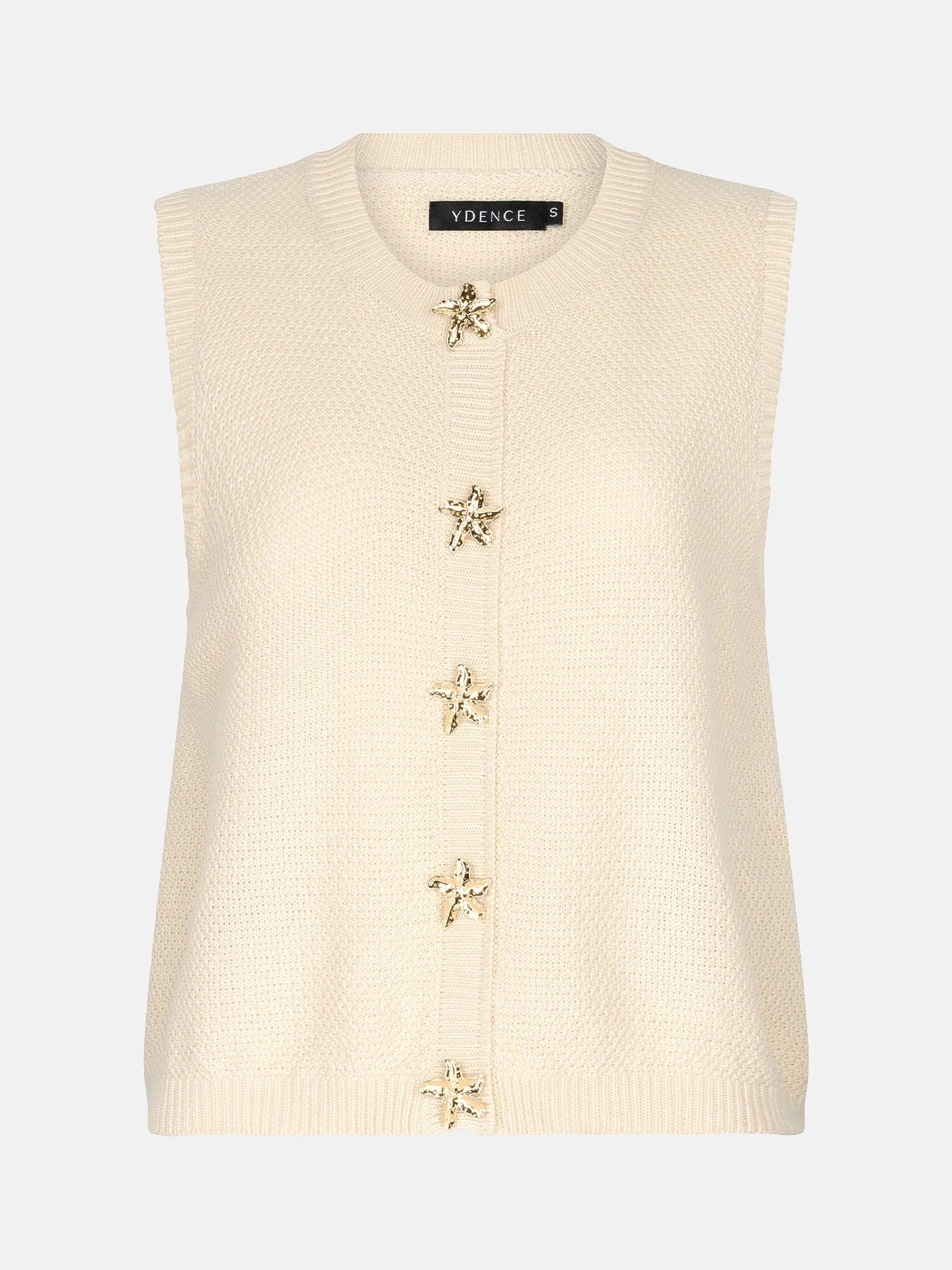YDENCE Knitted Top Mona Ecru