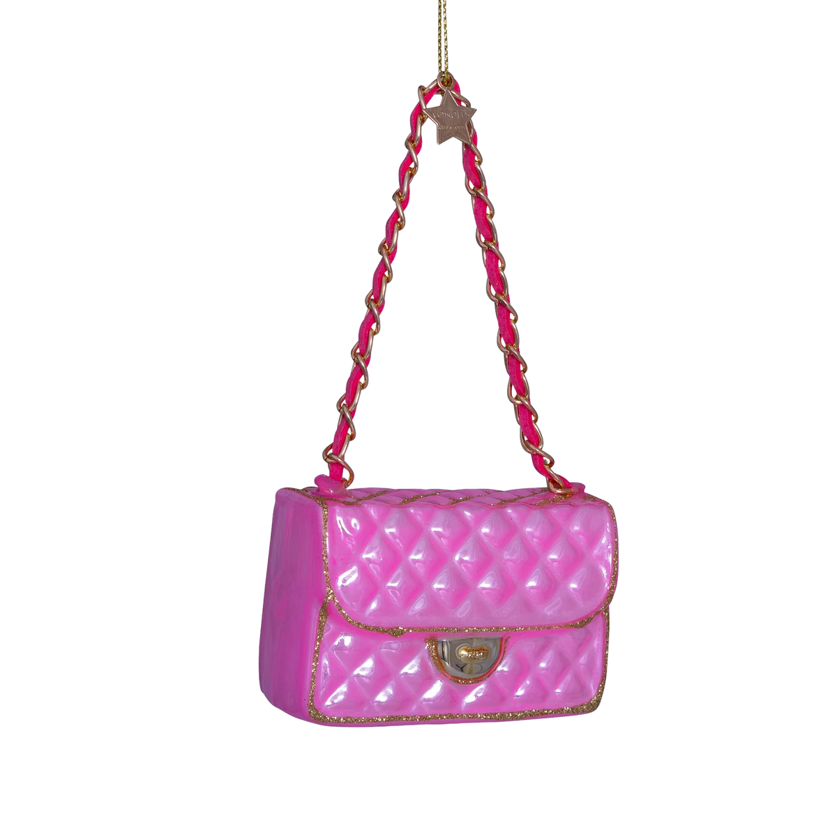 Vondels Amsterdam Ornament glass Pink Fashion bag