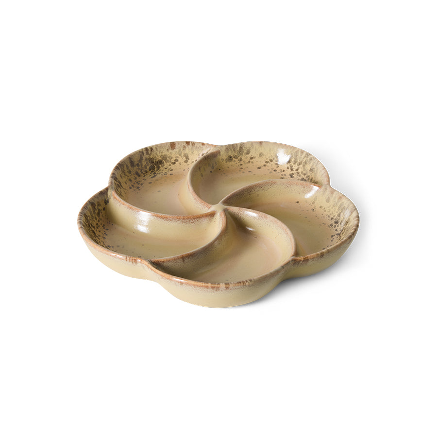 HKLIVING 70s ceramics Snack Tray Grit