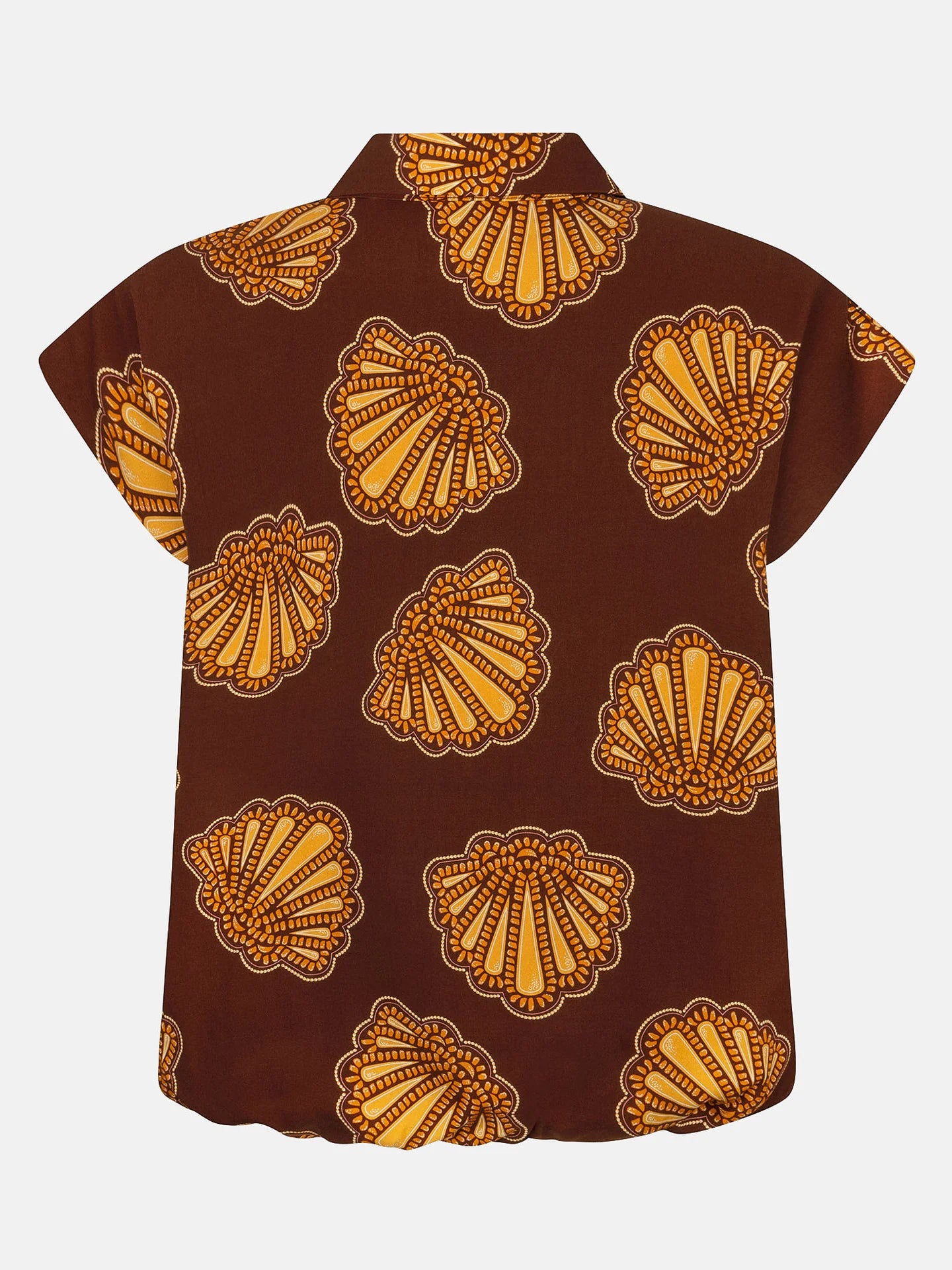 YDENCE Blouse Veronica Brown Shells