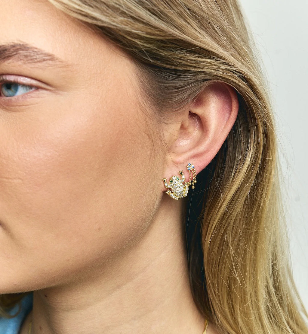 Anna + Nina Enchanted Froggies Studs