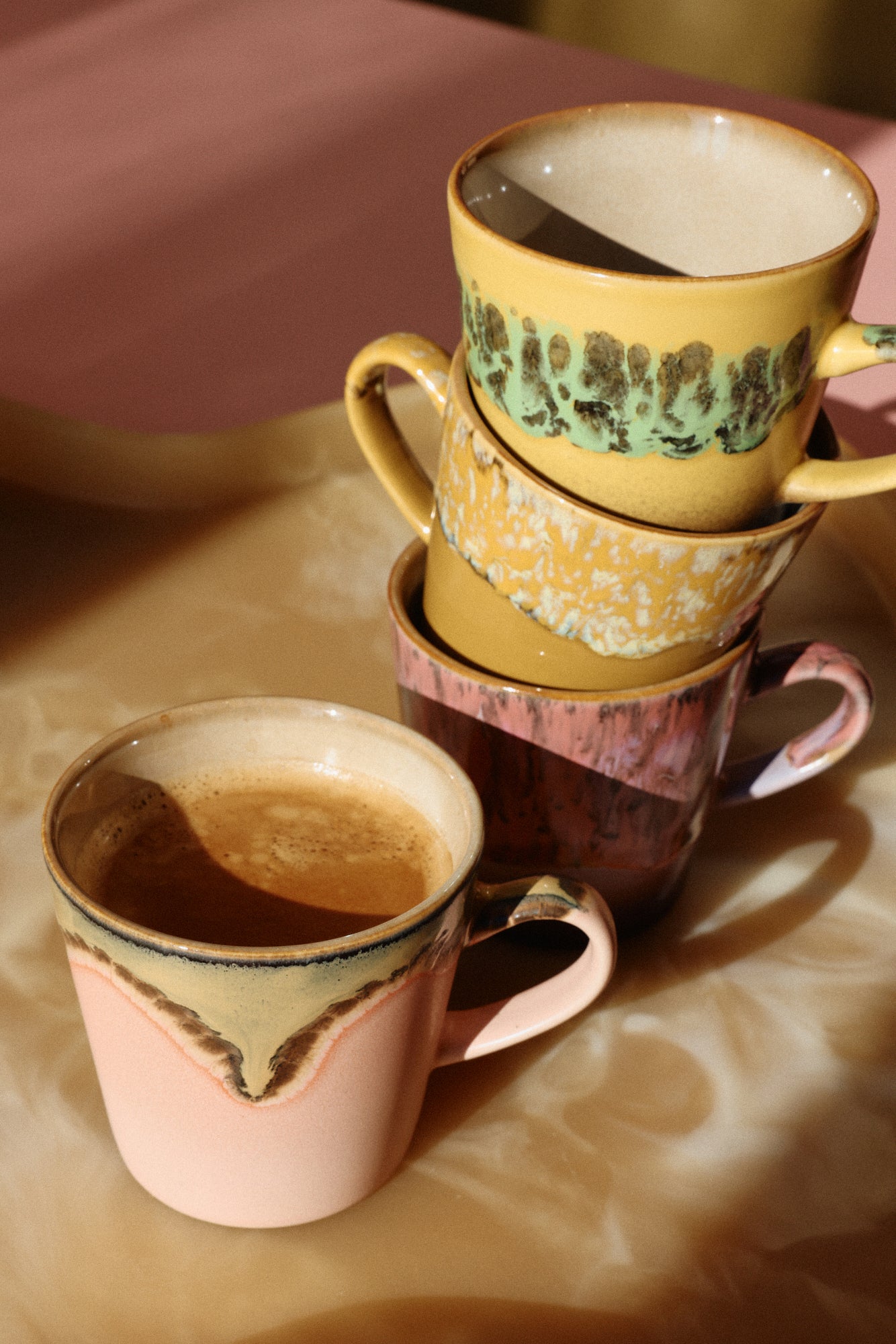 HKLiving 70s ceramics Americano Mok Kelp