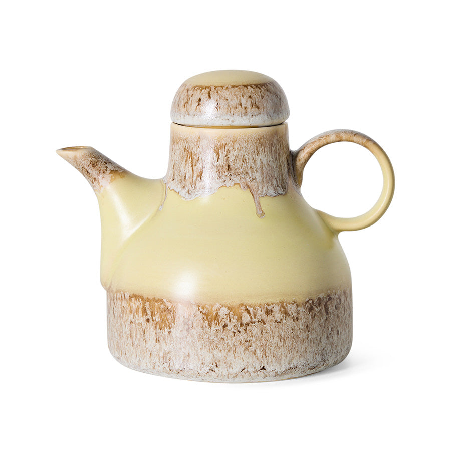 HKLIVING 70’s Ceramics pre-order Coffee pot custard