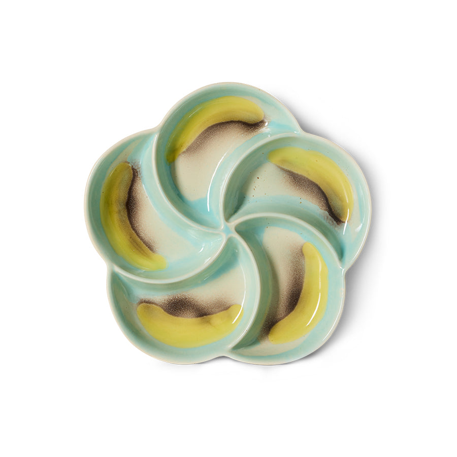 HKLIVING 70s ceramics Snack Tray Glint