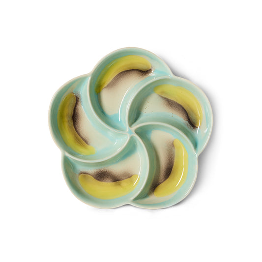HKLIVING 70s ceramics Snack Tray Glint