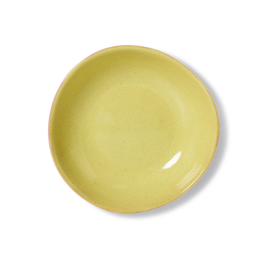 HKLIVING 70s ceramics Curry Bowls Bubble set of two