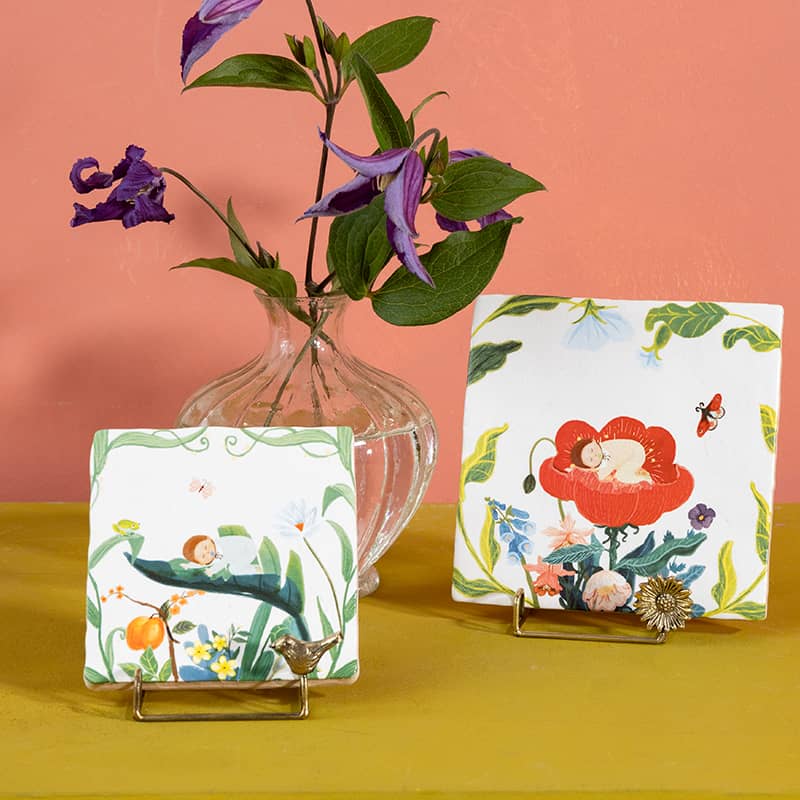 May you blossom Tile 