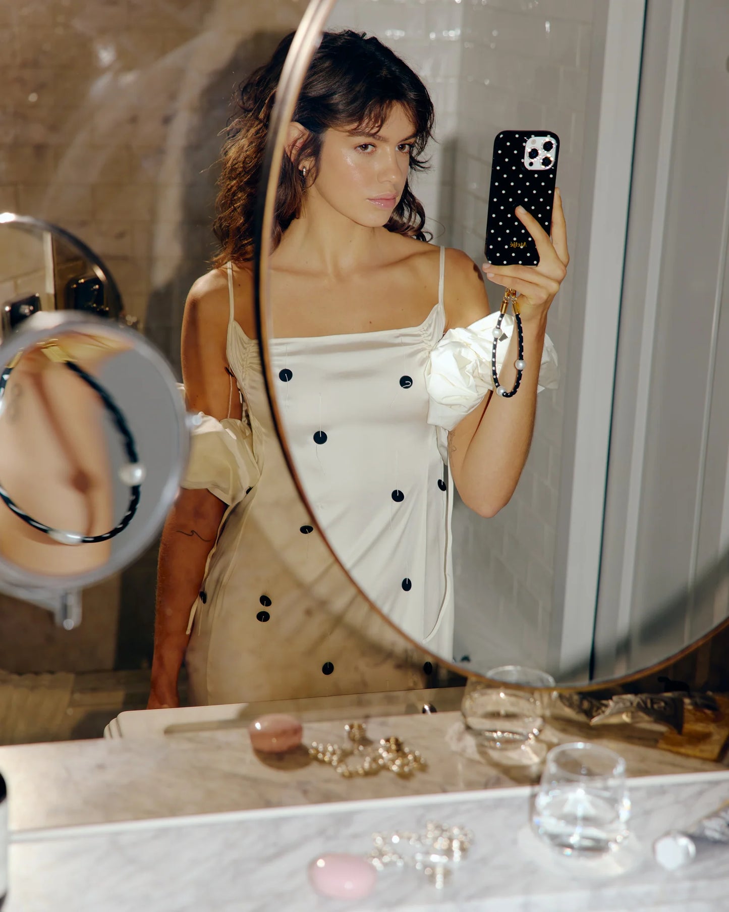 Black Polka Dot Case