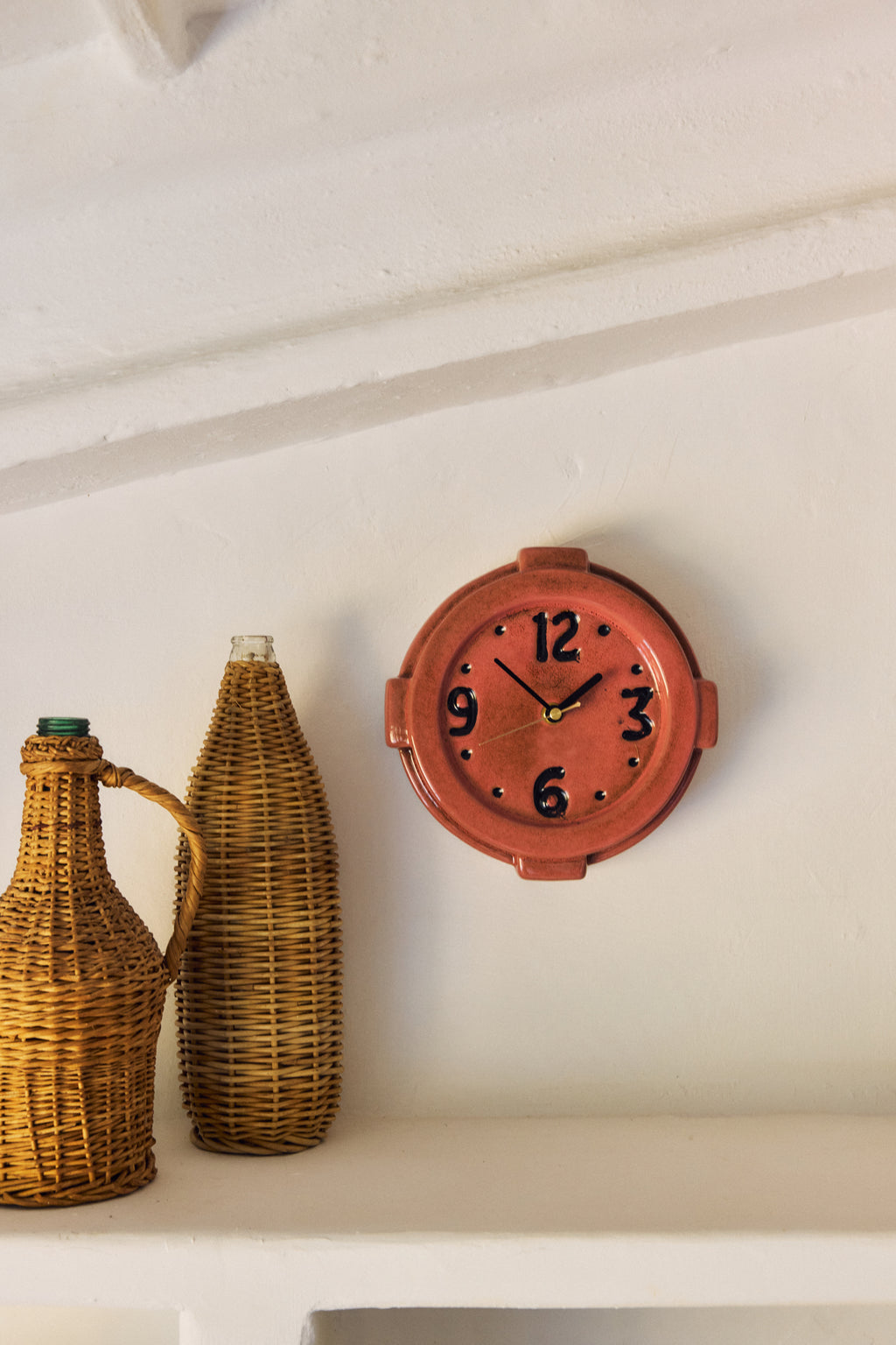 HKLIVING pre-order ceramic wall clock pink