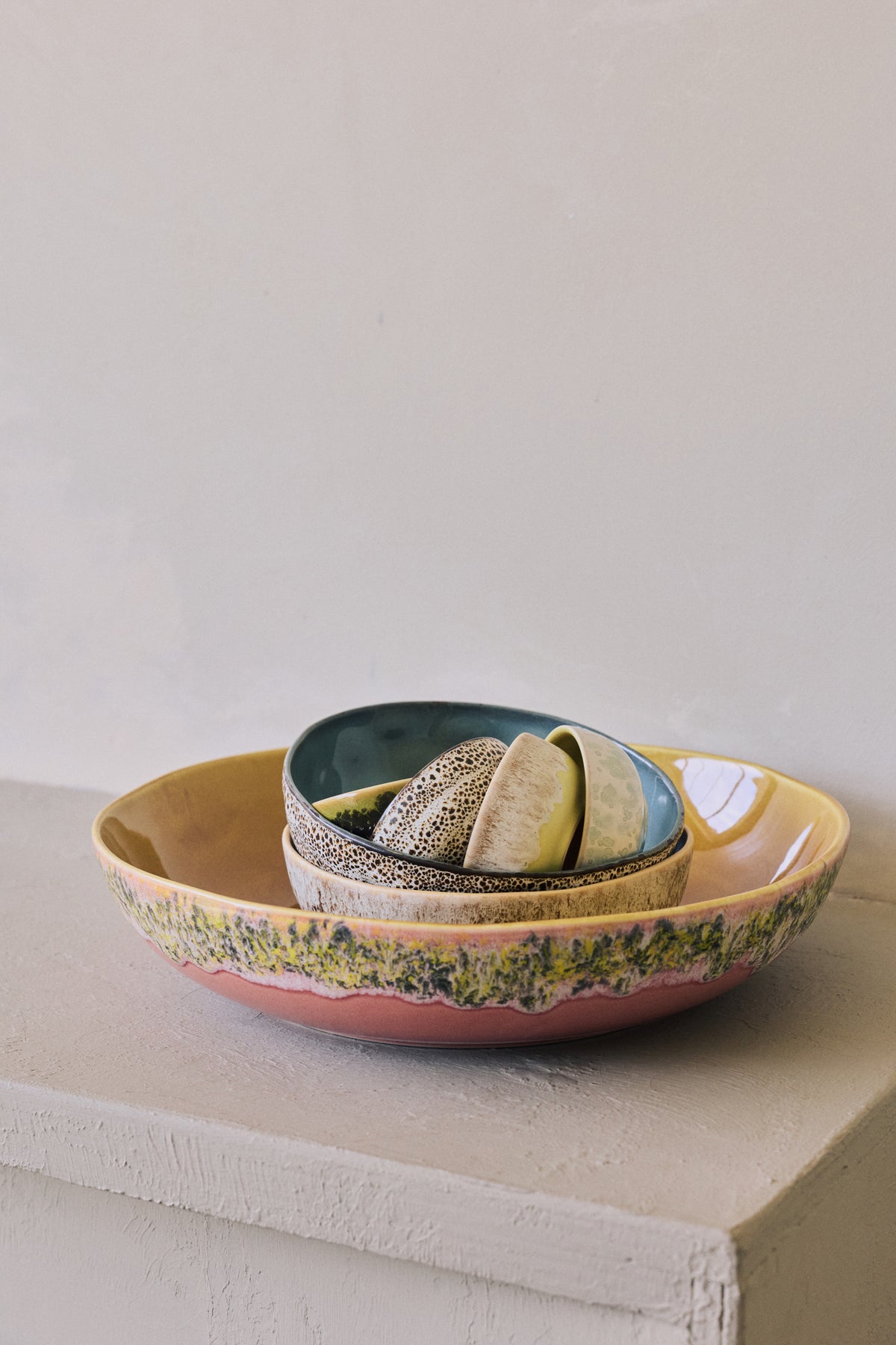 HKLIVING 70’s ceramics pre-order serving bowl macaron