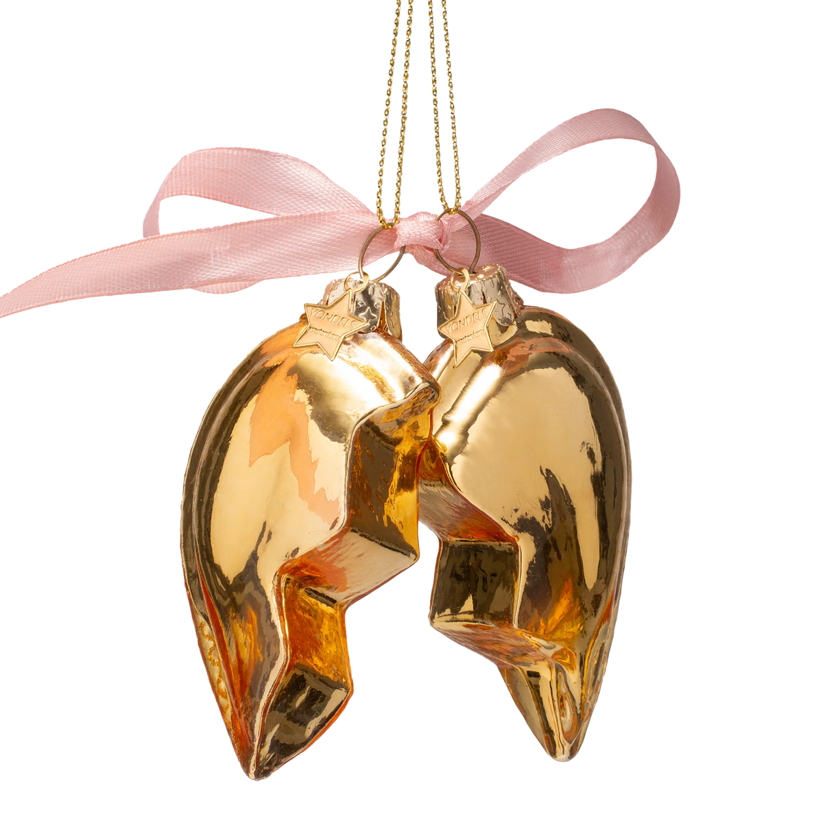 Vondels Amsterdam Ornament glass Set of Love You Heart