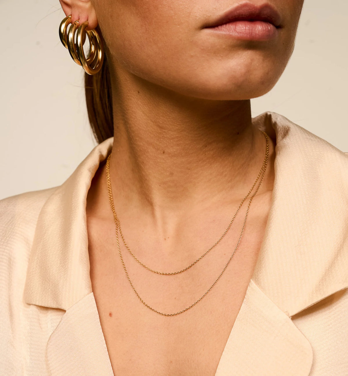 Anna + Nina Anchor plain Necklace