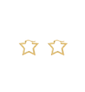 Anna + Nina Small Funky Star Hoop Earrings