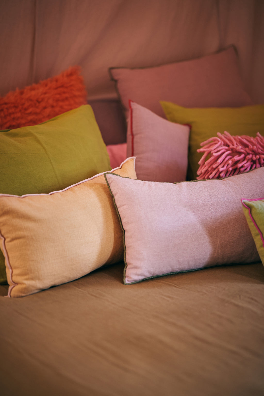 Bouquet Pink Cushion 