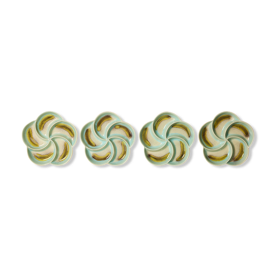 HKLIVING 70s ceramics Snack Tray Glint