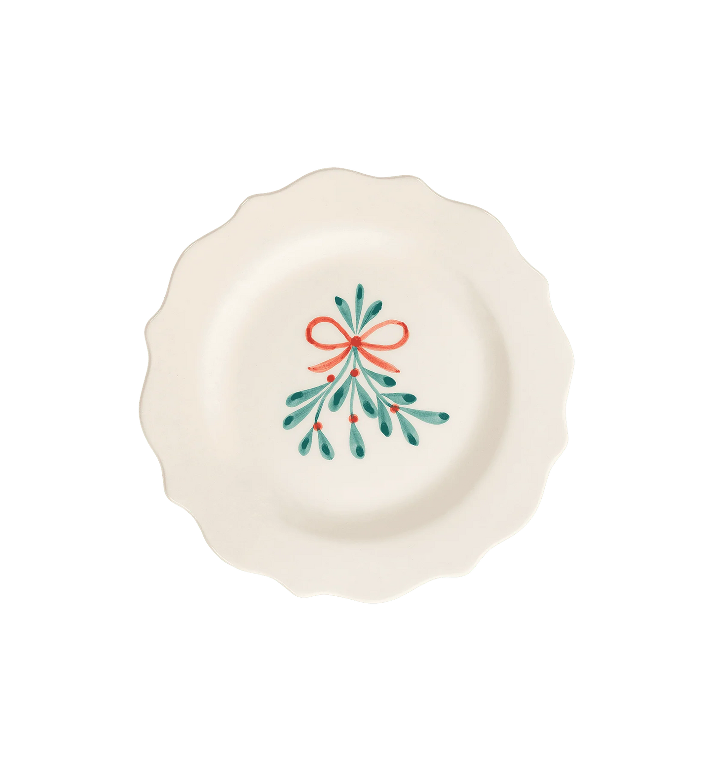 Mistletoe Breakfast Plate