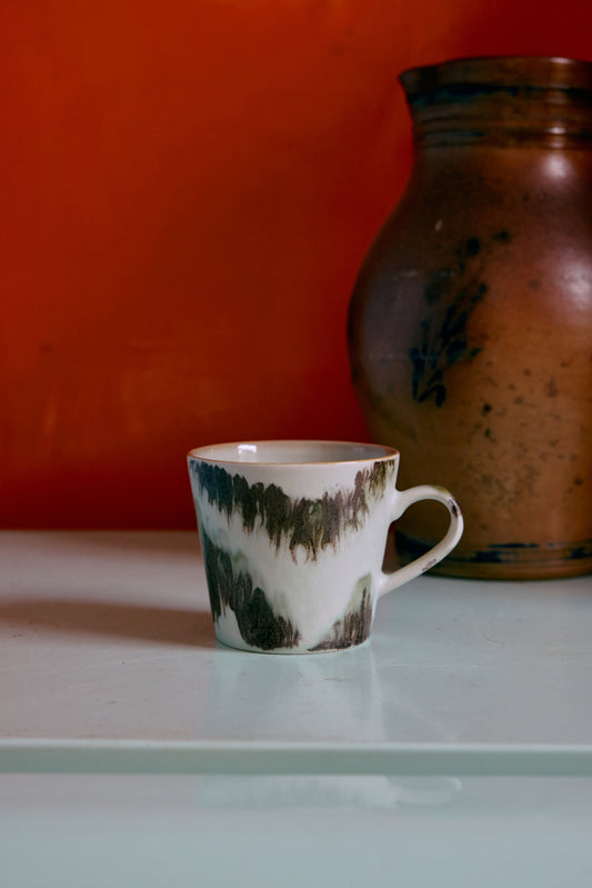 HKLiving 70s ceramics Cappuccino Mok Tide