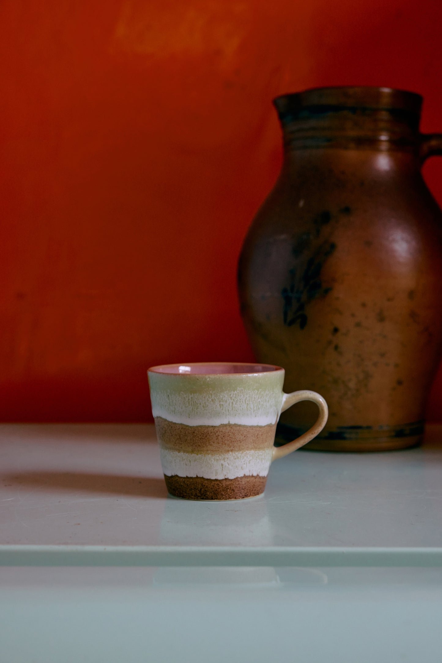 HKLiving 70s ceramics Americano Mok Umber