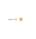 Anna + Nina Single Bravery Heart Stud