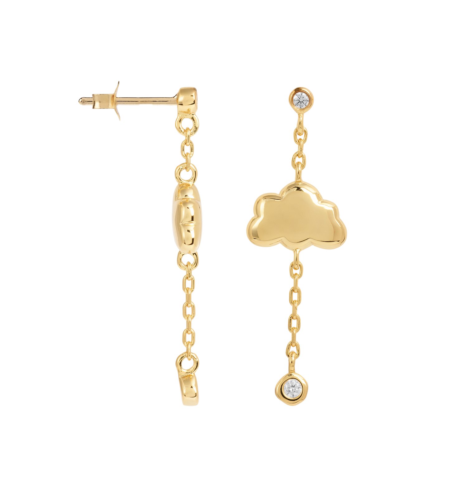 Anna + Nina Single Head in the Clouds Stud