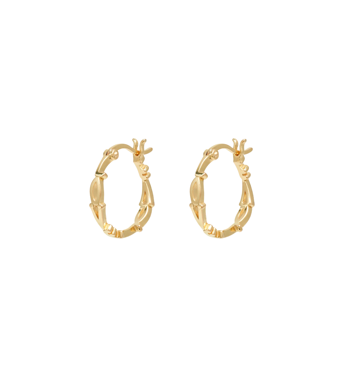 Anna + Nina Love Loop Hoop Earrings