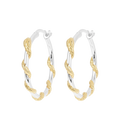 Anna + Nina Big Twisting Serpent Hoop Earrings
