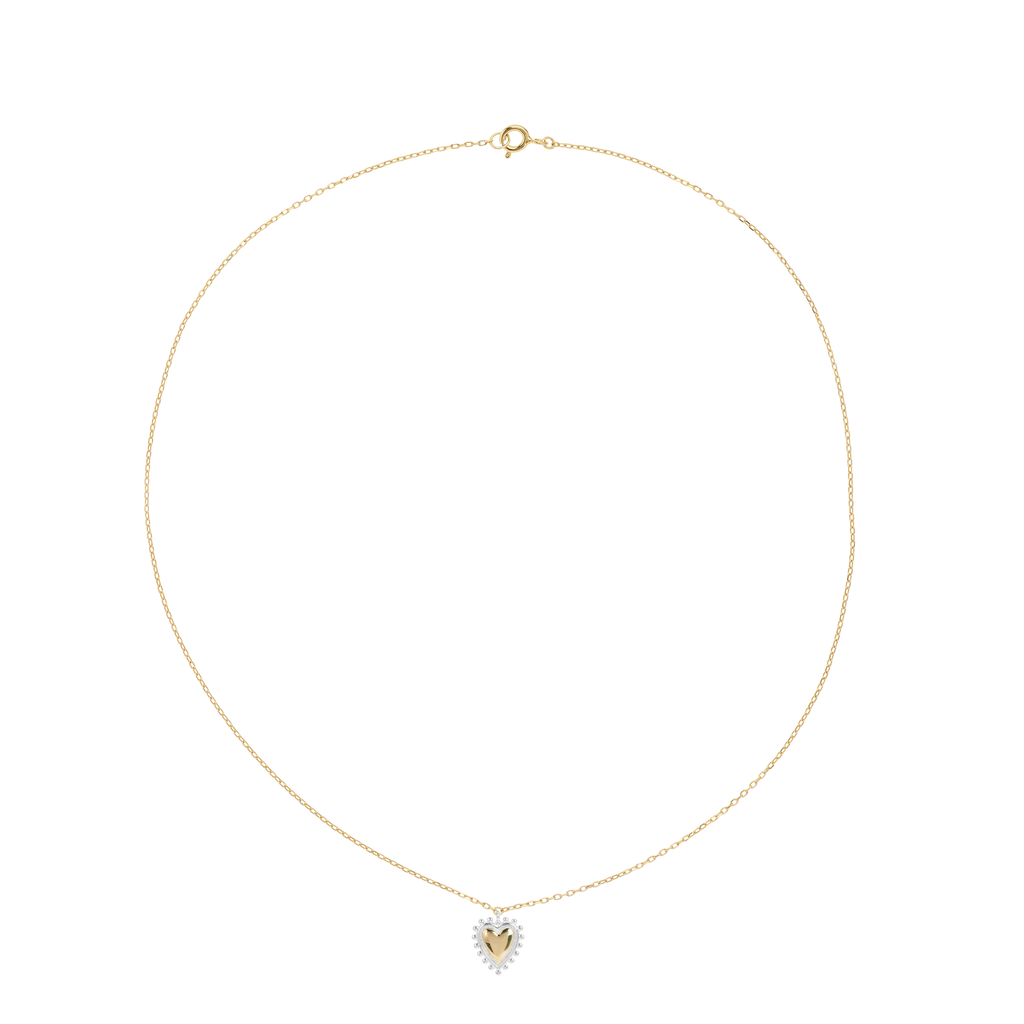 Anna + Nina Bravery Heart Necklace