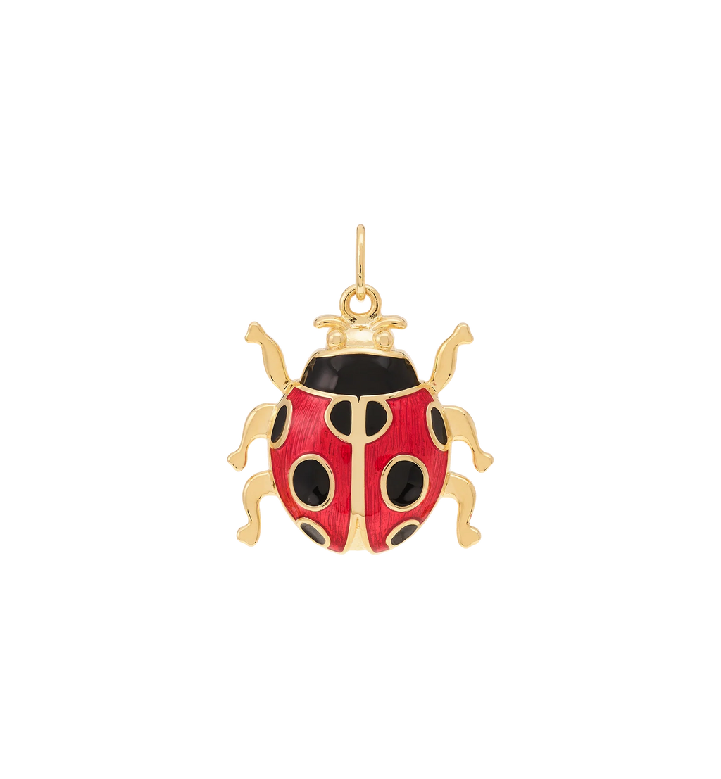 Anna + Nina Ladybird Necklace charm
