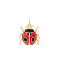 Anna + Nina Ladybird Necklace charm