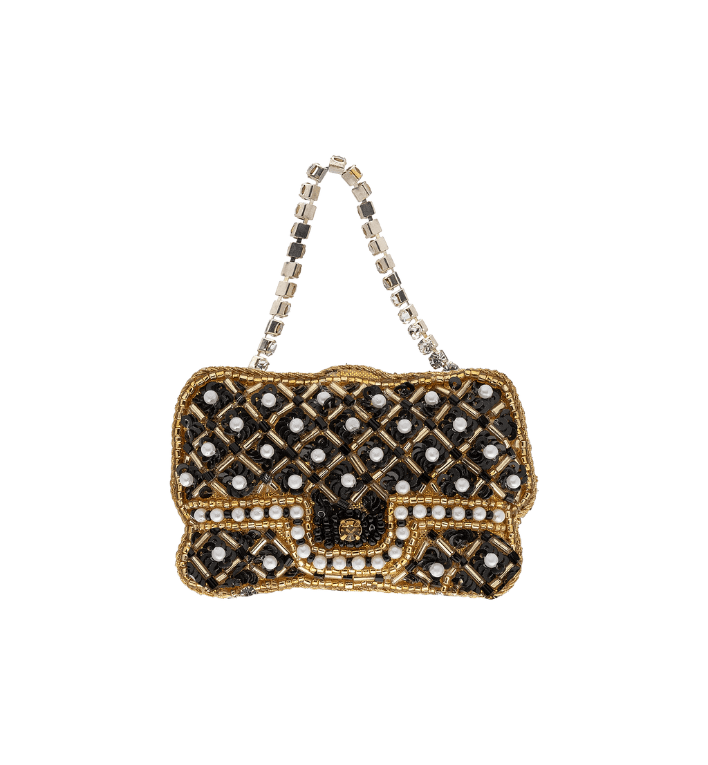 Anna + Nina Beaded Designer Bag Ornament