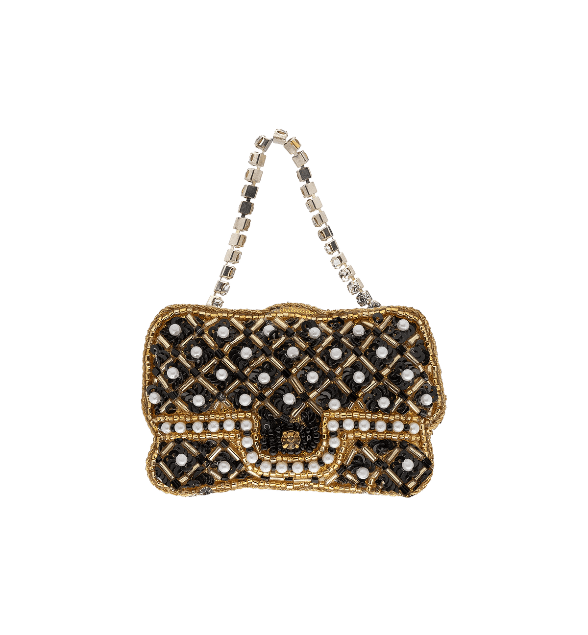 Anna + Nina Beaded Designer Bag Ornament