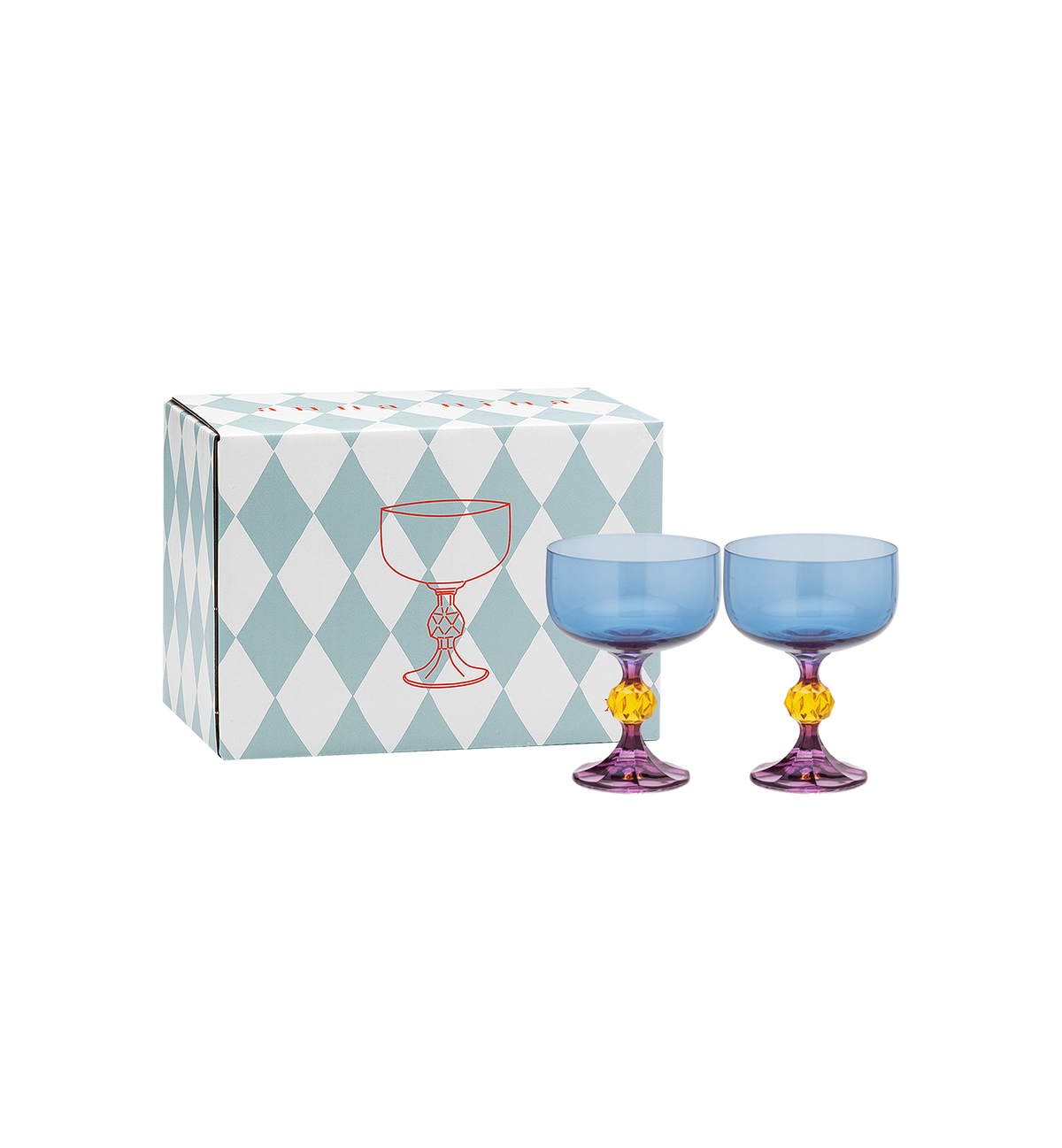 Anna + Nina Bliss Cocktail Glass Set of 2