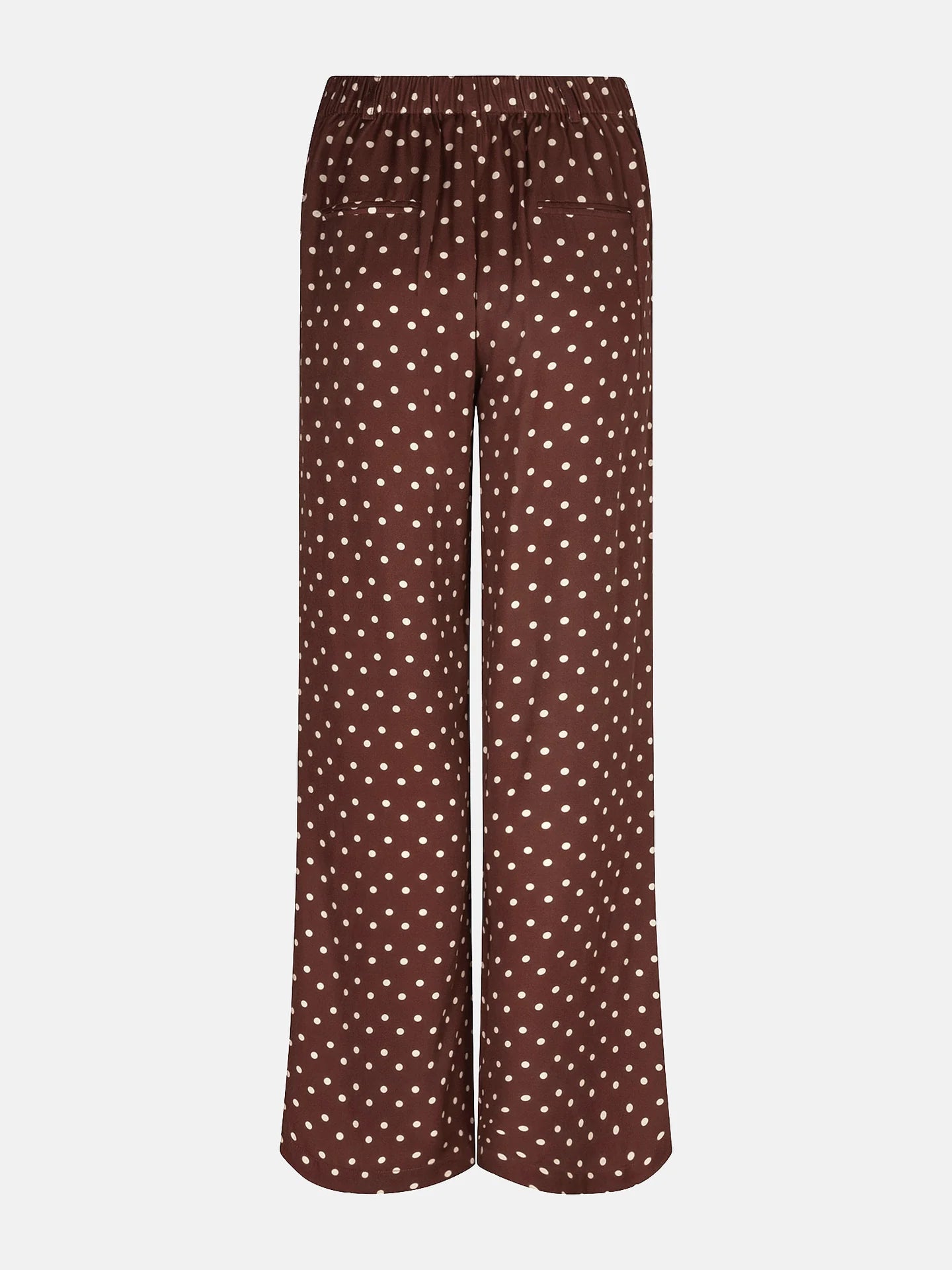 YDENCE Pants Stacey Brown Polkadot