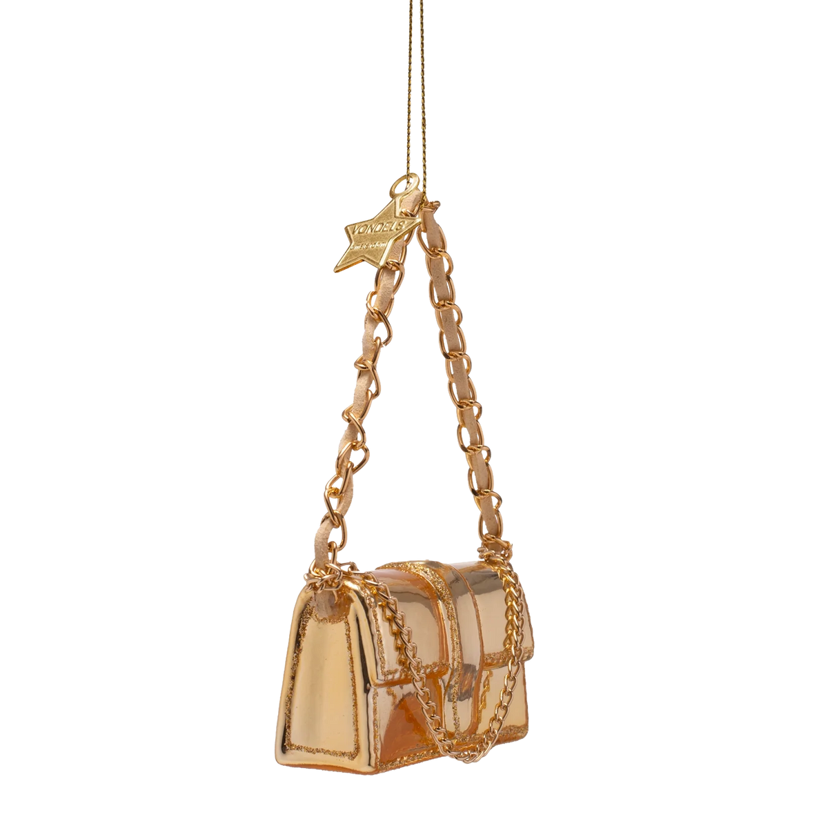 Vondels Amsterdam Ornament glass Shoulder Bag Gold