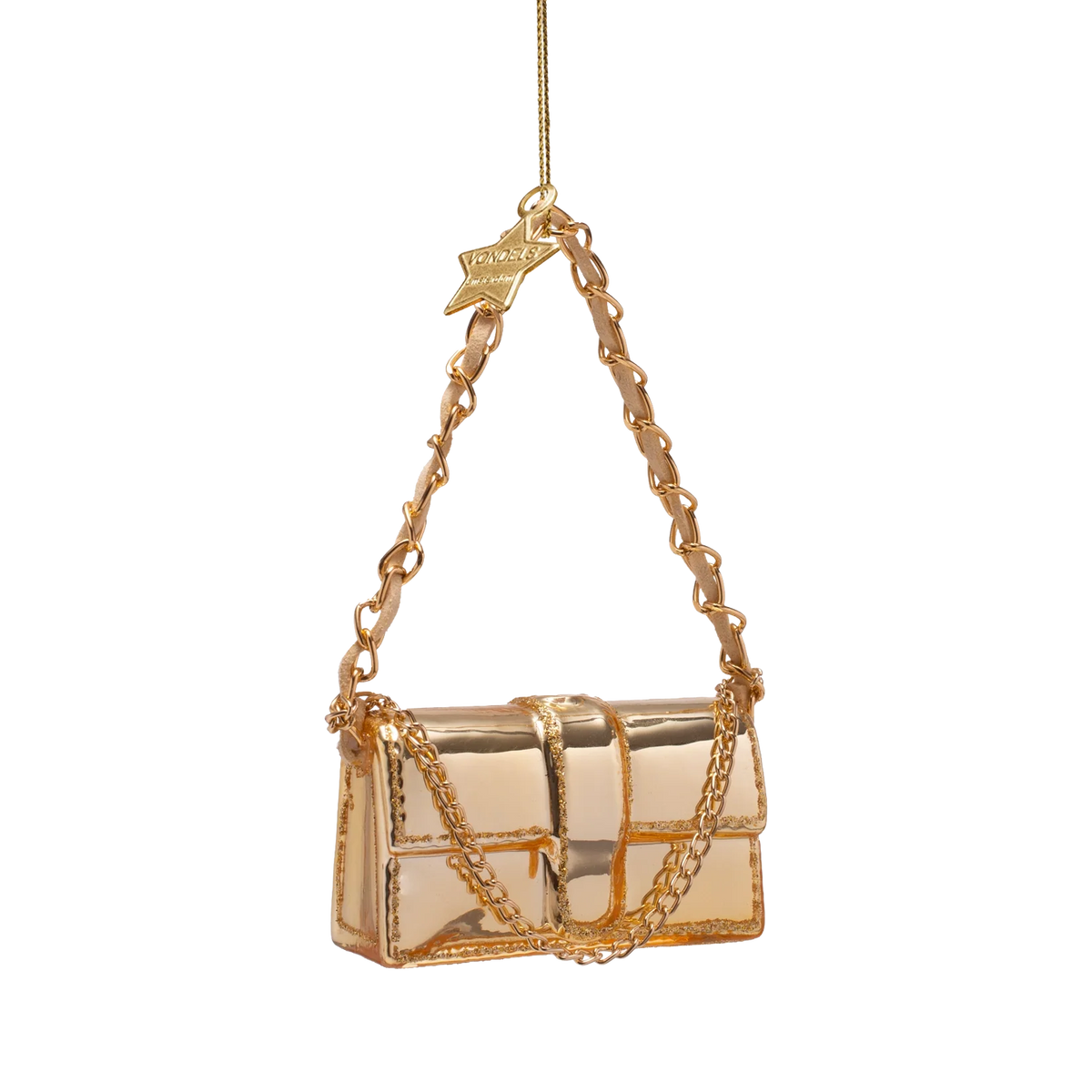 Vondels Amsterdam Ornament glass Shoulder Bag Gold
