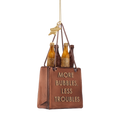 Vondels Amsterdam Ornament glass Ornament Shopping Bag with Bottles