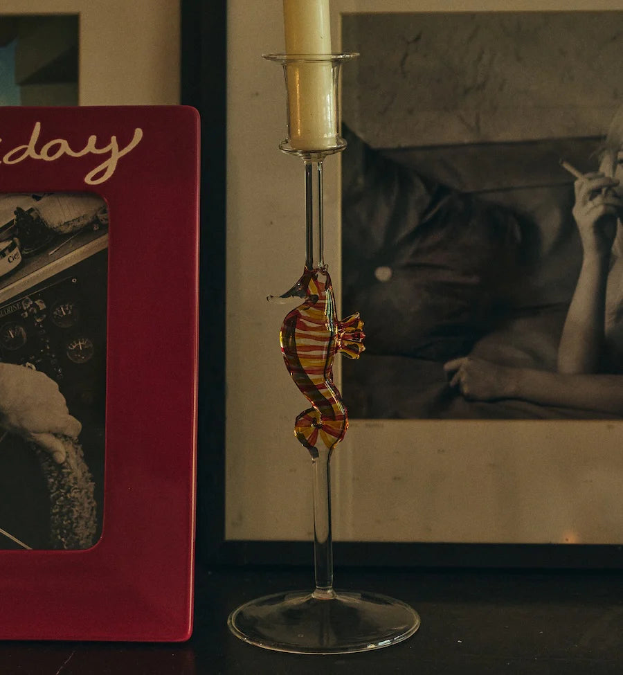 Anna + Nina Laurel Seahorse Candle Holder