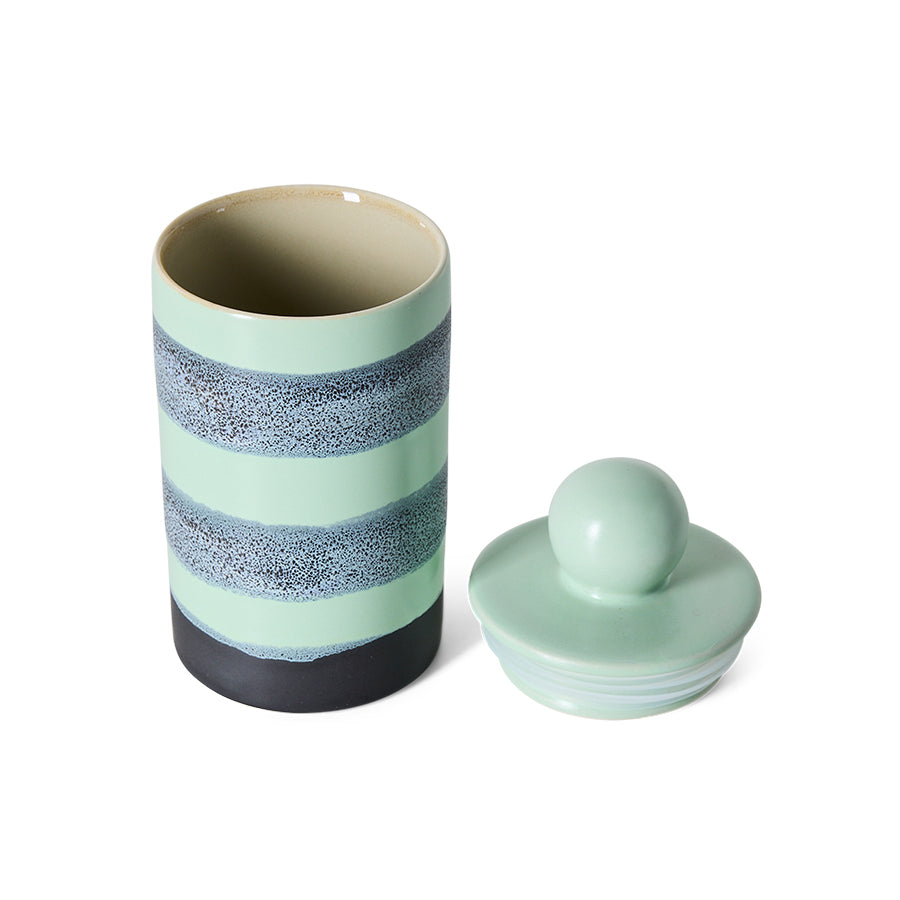 HKLIVING 70’s Ceramics pre-order storage jar
river medium