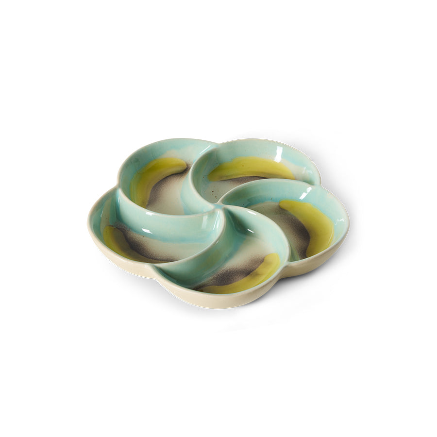 HKLIVING 70s ceramics Snack Tray Glint